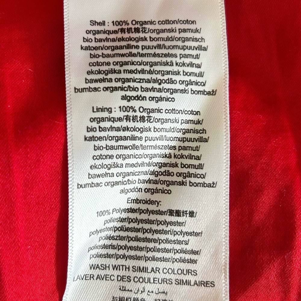Damson Madder Aria Bow Midi Dress Red Size 16 - Picture 7 of 7